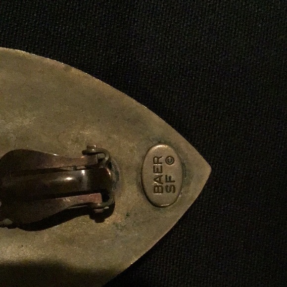 Vintage bronze earrings. - Picture 6 of 10